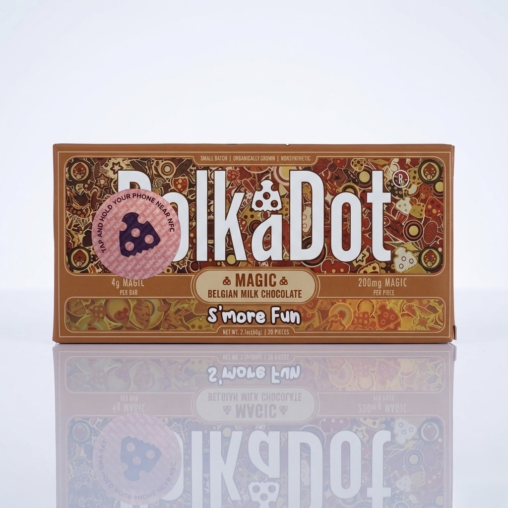 Polka Dot Chocolate Bar — S'more Fun
